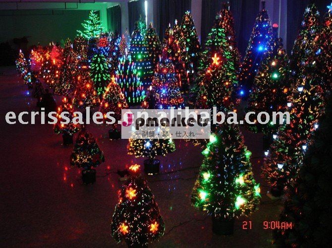 pvcled人工7フィートは、 クリスマスツリーを点灯問屋・仕入れ・卸・卸売り