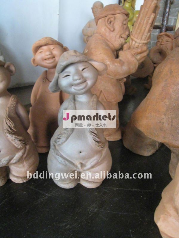 粘土の男の子の彫刻NS-03問屋・仕入れ・卸・卸売り