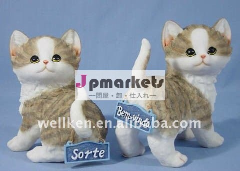 polystone 3d猫の彫像問屋・仕入れ・卸・卸売り