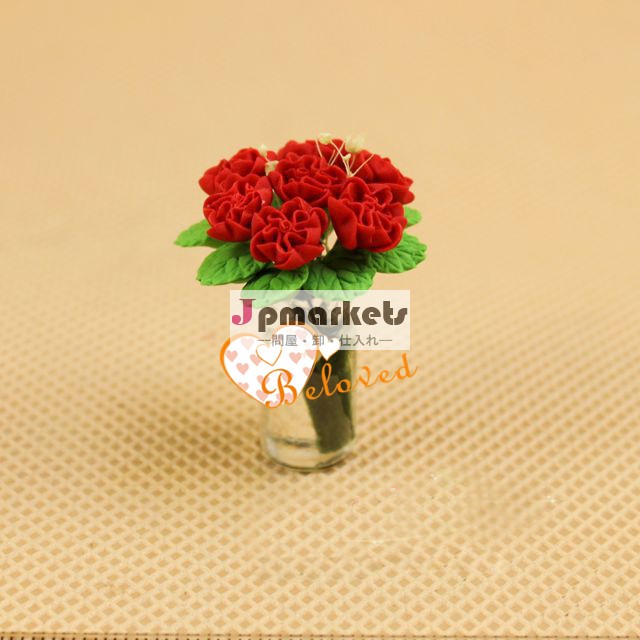 ドールハウスミニチュア1:12scale日本の粘土の花の人工粘土の花問屋・仕入れ・卸・卸売り