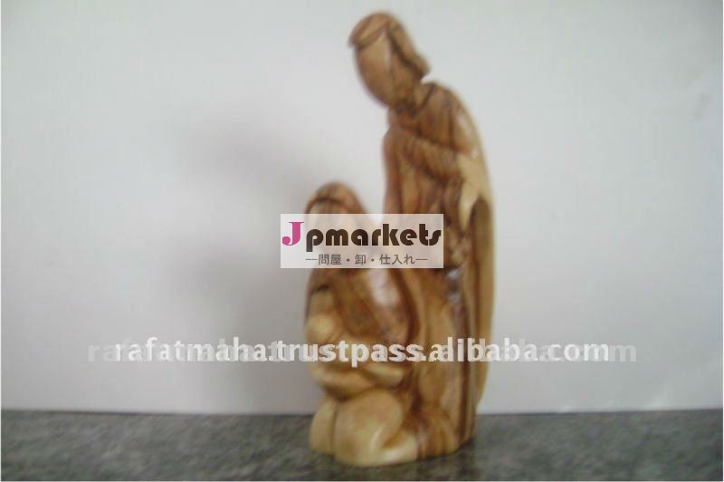 聖家族オリーブの木宗教的な彫刻の彫刻問屋・仕入れ・卸・卸売り