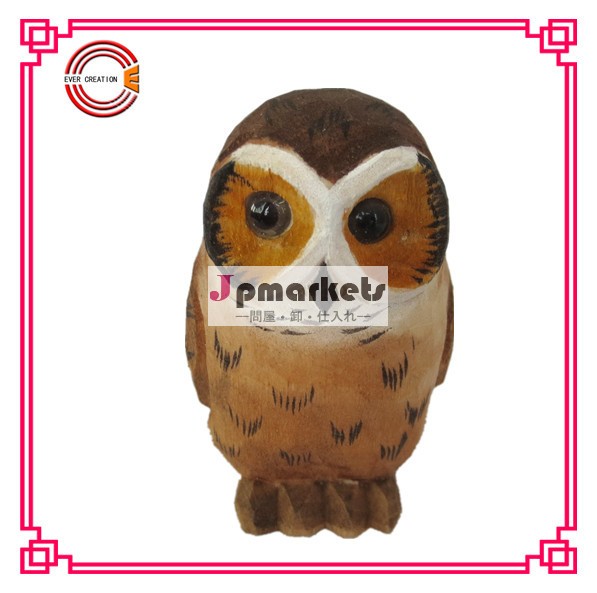 最新ファッション2014年かわいい木製クラフト- フクロウ問屋・仕入れ・卸・卸売り
