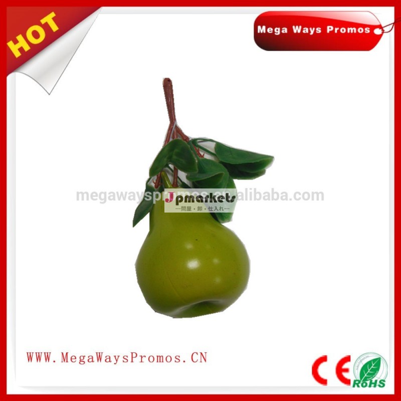 人工的なフルーツ偽梨プラスチック緑色の梨の小道具問屋・仕入れ・卸・卸売り