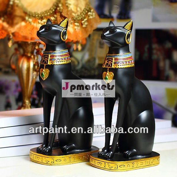司祭猫、 樹脂クラフト家の装飾の猫バステトエジプトの神問屋・仕入れ・卸・卸売り