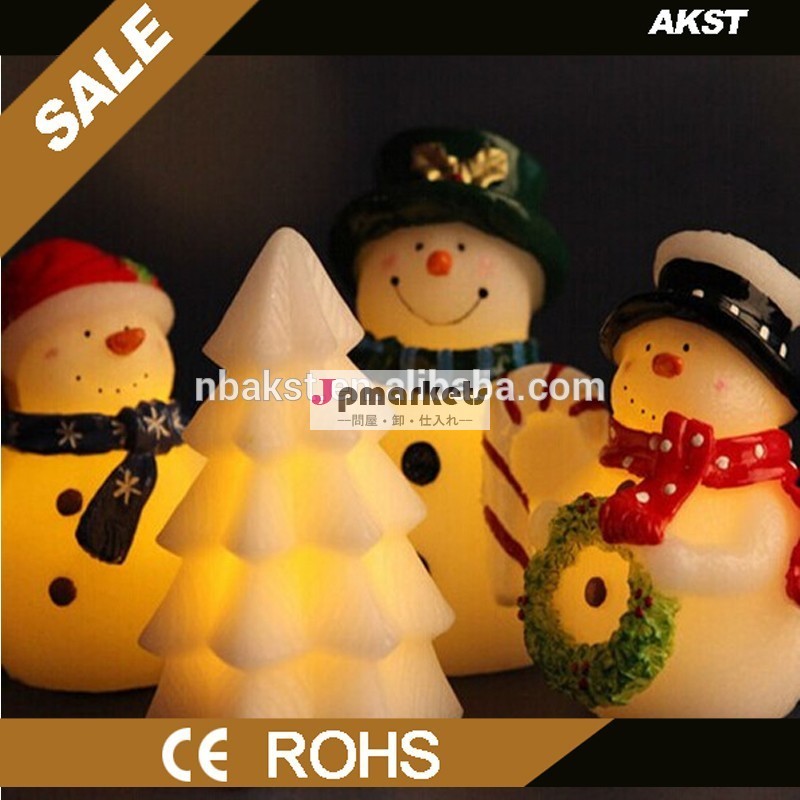 卸売雪だるまクリスマスキャンドル問屋・仕入れ・卸・卸売り