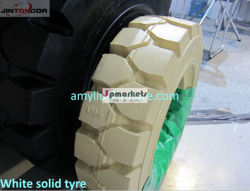 Jintongda、 ブランドwindrunner4.00から85.00- 86.00から96.50-107.00〜1228x9- 15白色固体タイヤフォークリフト問屋・仕入れ・卸・卸売り