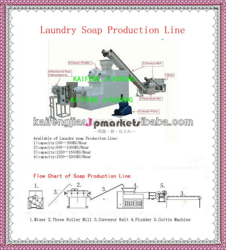 機械を作る洗濯石鹸/洗濯せっけん製品ライン/lcdのためのライン/洗濯石鹸製造植物問屋・仕入れ・卸・卸売り