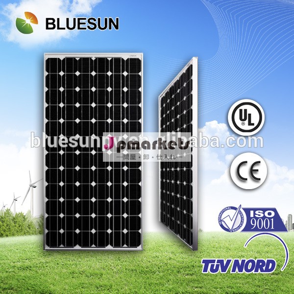 ソーラーモノパネルファブリックブルーサン100キロワットの太陽電池パネル300w価格ソーラーパネル問屋・仕入れ・卸・卸売り