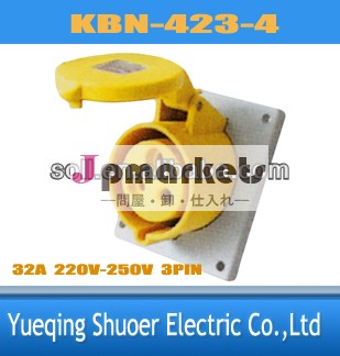 Yellow 32A,3PIN,IP67 Industrial New Generation Plug KBN-423-4問屋・仕入れ・卸・卸売り