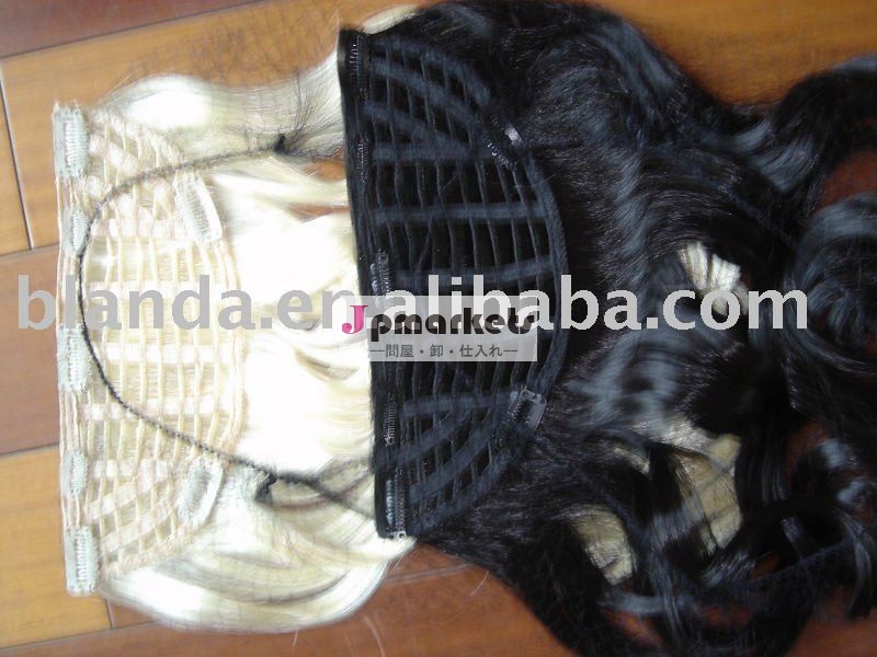 最高品質のインドのremyaaaクリップ人間の髪の毛問屋・仕入れ・卸・卸売り