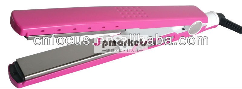 最新2014年プロナノチタンストレートヘアアイロンを導いた11/4'' ポーチパッキン付プレート問屋・仕入れ・卸・卸売り