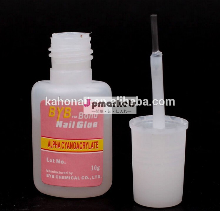 小川ng勧告- 10g霊長類のラベルプロのアクリルインスタントyanoacrylateボンドbybフレンチネイルブラシ付のり問屋・仕入れ・卸・卸売り