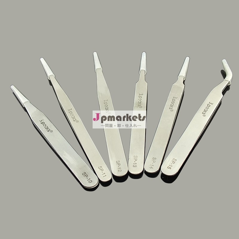 Esdのプラスチックピンセット( 3.peakssp- 12)問屋・仕入れ・卸・卸売り