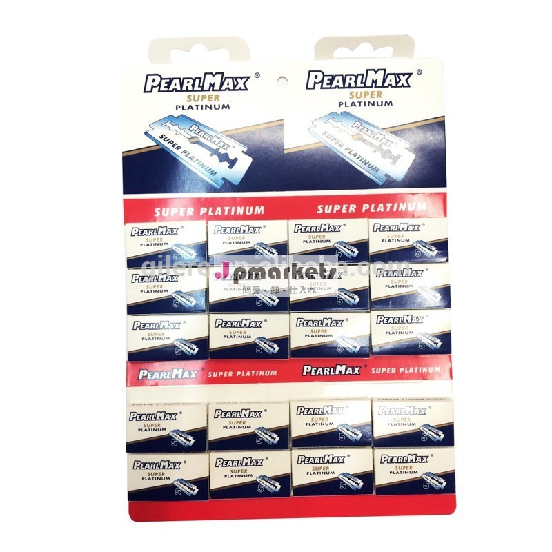 100pcs/カードステンレス鋼ダブルエッジブレード問屋・仕入れ・卸・卸売り