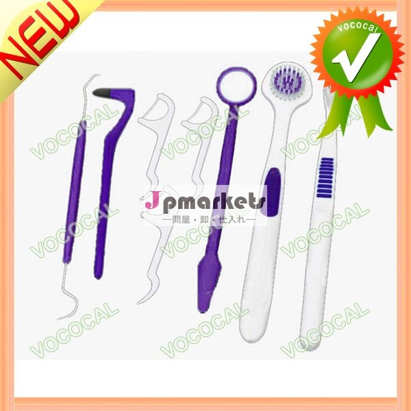 歯がツールをクリーニング6-in-1歯間ブラシ歯舌クリーナー問屋・仕入れ・卸・卸売り