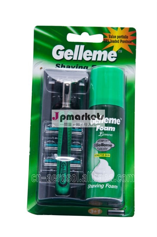 泡およびかみそりを剃るGellemは結合したパッケージ(NO.8231)を問屋・仕入れ・卸・卸売り