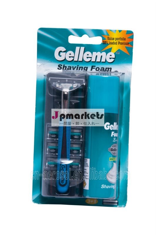 泡およびかみそりを剃るGellemは結合したパッケージ(NO.8231)を問屋・仕入れ・卸・卸売り