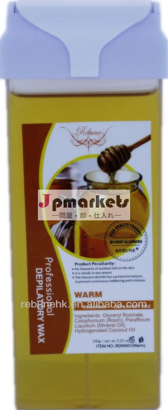 Natrual100g蜂蜜脱毛ワックスカートリッジ脱毛ワックスロール- オンワックス問屋・仕入れ・卸・卸売り