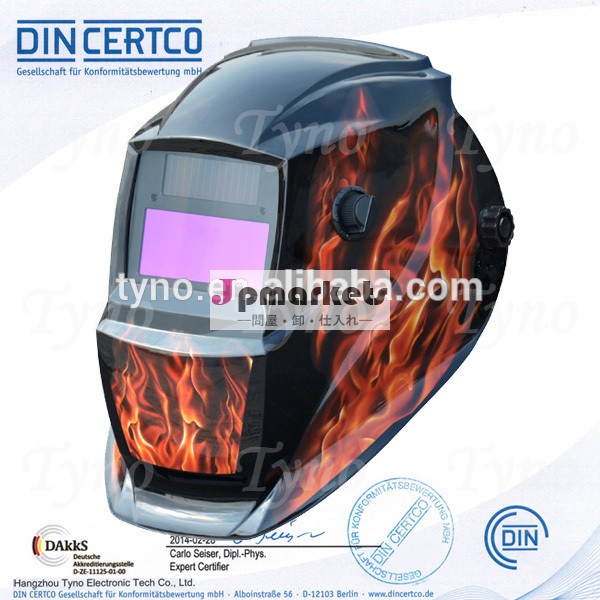 Ceは、 ansi自動暗くなる溶接のヘルメット/溶接ヘルメットの炎のデザイン問屋・仕入れ・卸・卸売り