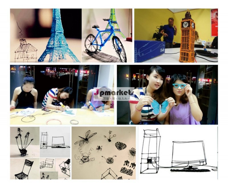 魔法の印刷のペン3dモデル23d小3次元製図用ペンプリンタpenattached3dプリンタフィラメント中国サプライヤー問屋・仕入れ・卸・卸売り
