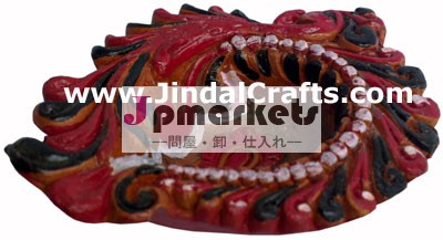 テラコッタランプ- 手作りのカラフルなディワリdeepawali伝統的なランプを描いた問屋・仕入れ・卸・卸売り