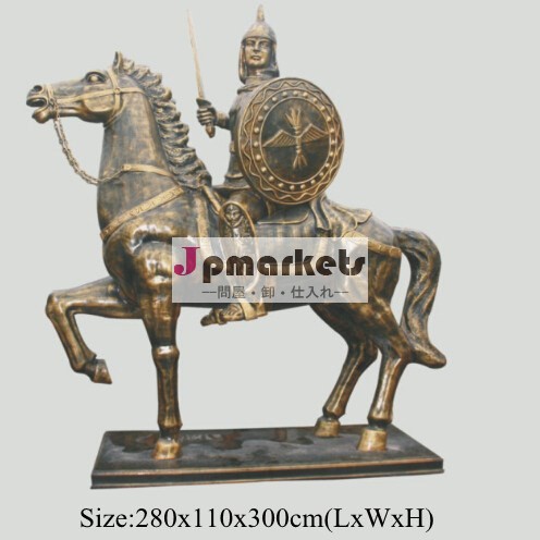 高さ3メートルローマの兵士が販売のためのブロンズ彫刻問屋・仕入れ・卸・卸売り