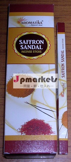 線香サフランサンダル四角パック問屋・仕入れ・卸・卸売り