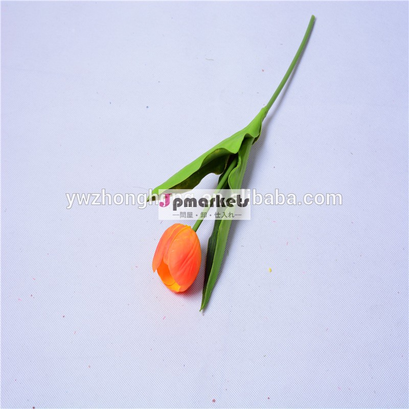 単一の装飾人工チューリップの花、 中国工場から人工チューリップ花束問屋・仕入れ・卸・卸売り