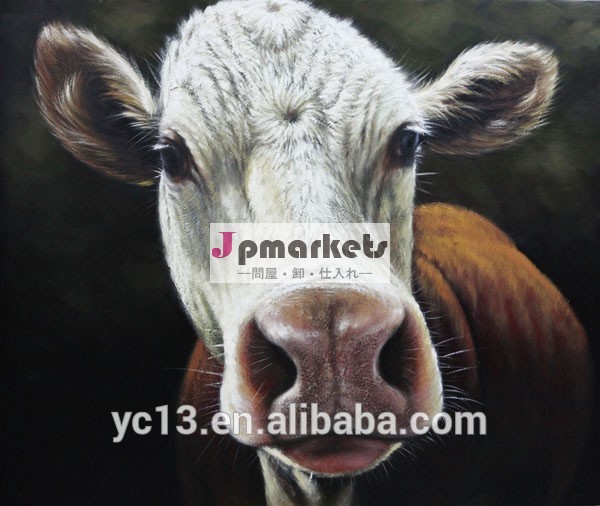 美しい動物の牛の油絵のための壁の芸術の装飾問屋・仕入れ・卸・卸売り