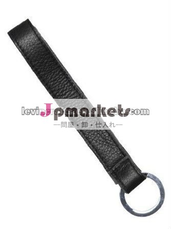 金属の革keychainとの長い黒問屋・仕入れ・卸・卸売り