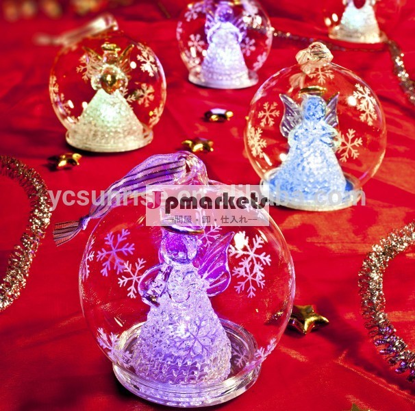 クリスマスの装飾ガラスの天使の装飾問屋・仕入れ・卸・卸売り