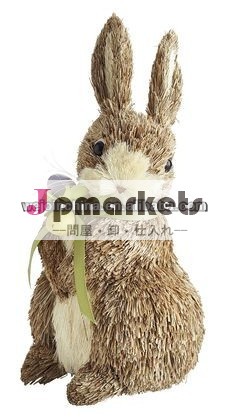 イースターバニーウサギイースター装飾サイザル麻問屋・仕入れ・卸・卸売り