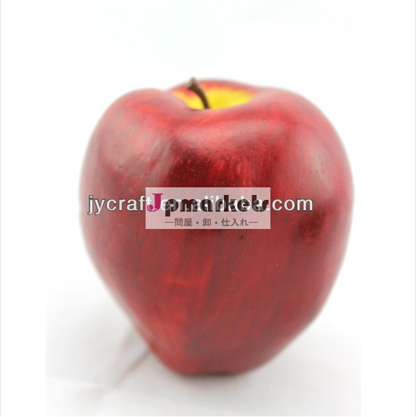 実物そっくりな3dおいしいビッグ赤いリンゴプラスチック偽偽の果物のための装飾的なディスプレイモデル問屋・仕入れ・卸・卸売り