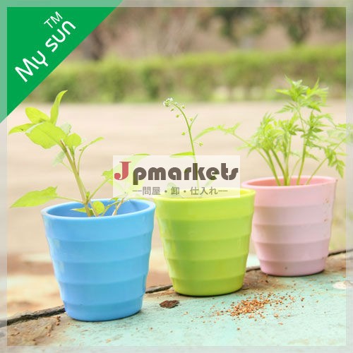 ミニ観葉植物、 プラスチック製の植木鉢、 新製品2014年、 昇進のギフト。問屋・仕入れ・卸・卸売り
