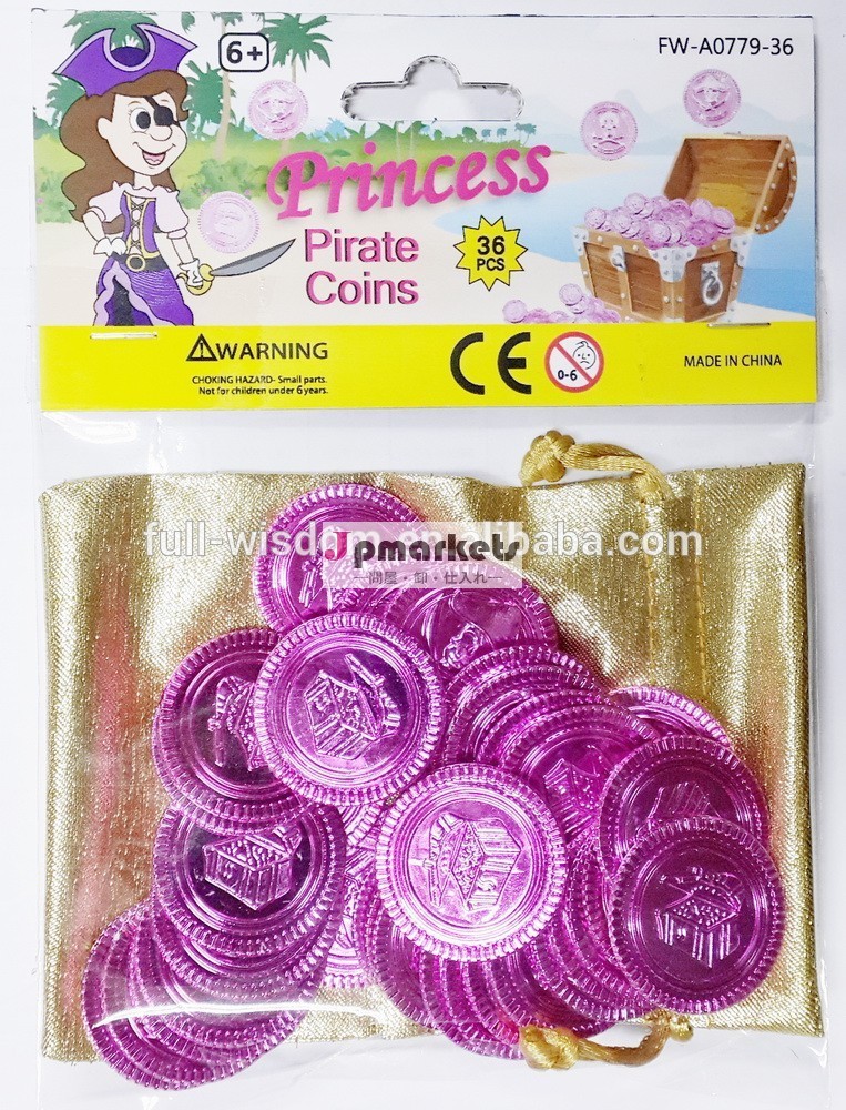 王女の海賊コイン36個と金色の袋問屋・仕入れ・卸・卸売り