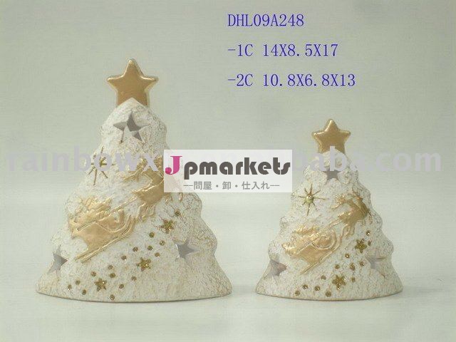 美しいクリスマスツリーのキャンドルホルダー問屋・仕入れ・卸・卸売り