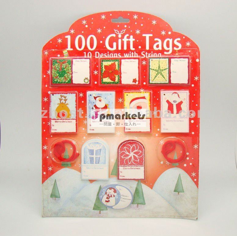 100p小型クリスマスのギフトはクリスマスカードに付ける問屋・仕入れ・卸・卸売り