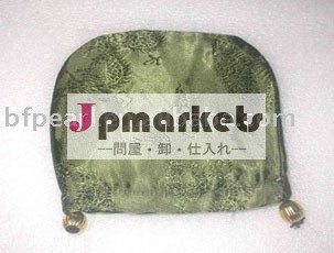 宝石類の調査結果は、軽いオリーブ色の陰影刺繍するナイロン布袋(110mm)を問屋・仕入れ・卸・卸売り