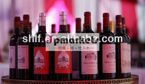 上海高- エンド上品な赤ワインのステッカーカスタム問屋・仕入れ・卸・卸売り
