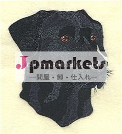 カスタム黒犬の刺繍パッチ問屋・仕入れ・卸・卸売り