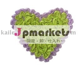 ハートリボン刺繍パッチやバッジ問屋・仕入れ・卸・卸売り