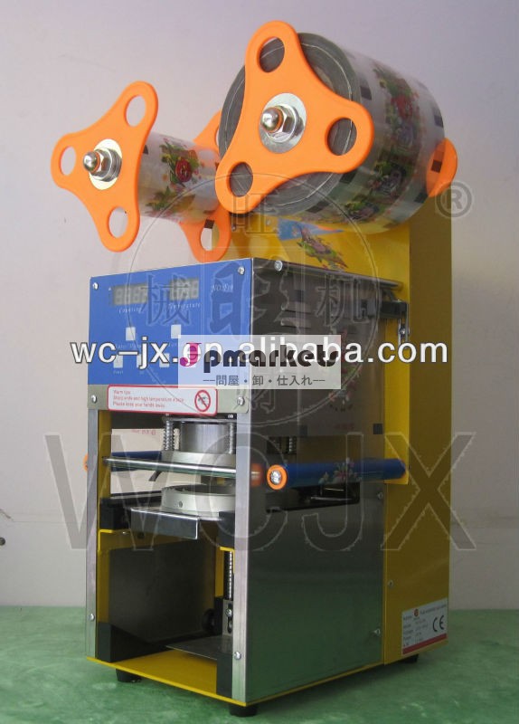 Wcs-f08カップシール機自動プラスチックシーラーバブルティーのための問屋・仕入れ・卸・卸売り