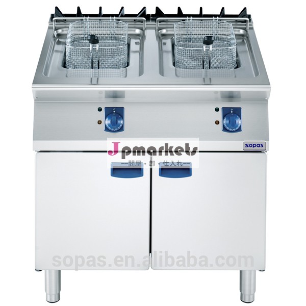 のレストランのキッチンsopas700シリーズ自立型電気天ぷら鍋( 2タンク) 30l問屋・仕入れ・卸・卸売り