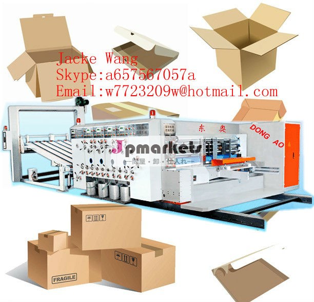フレキソインキ段ボール板紙プリンターダイカッタースロッター/cardboard印刷スロッティングダイカット/カートンボックスはマシンを形成する問屋・仕入れ・卸・卸売り