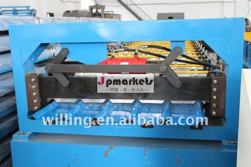 Factory Color Steel Glazed Tile Roll Forming Machine問屋・仕入れ・卸・卸売り