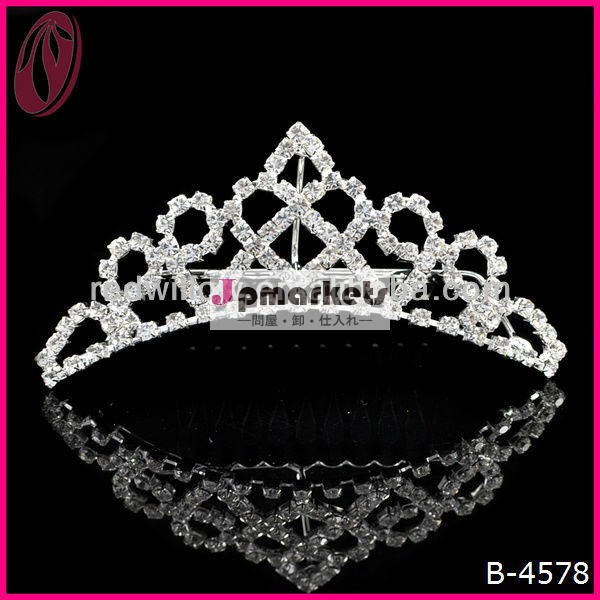 Latest Christmas real diamond Crowns crystal hair accessories And Tiaras問屋・仕入れ・卸・卸売り