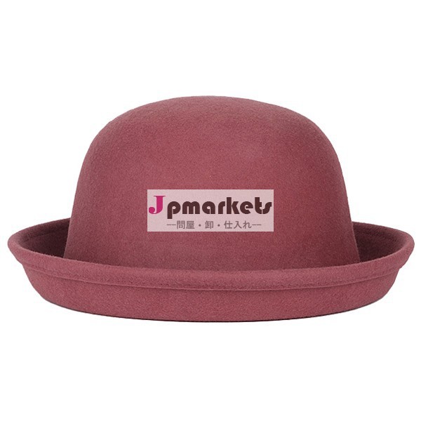 100％オーストラリア羊毛フェルトフェドーラ帽子、 広いつばのフェドーラ帽子問屋・仕入れ・卸・卸売り