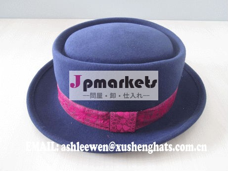 ポークパイハット帽子100ウールフェドーラ帽キャップや帽子バケットハットプロモーション帽子キャップや帽子問屋・仕入れ・卸・卸売り