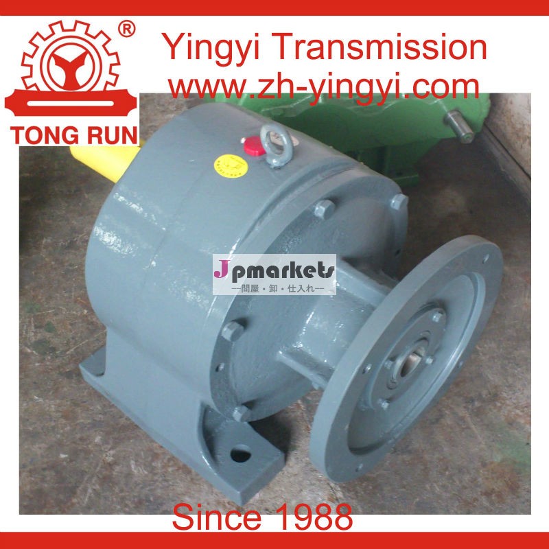 Yhmタイプ( 7.5hp、 10hp、 5.5キロワット、 7.5kw) と鋳鉄ボディ60mmシャフトヘリカルギアヘッドフランジマウント問屋・仕入れ・卸・卸売り