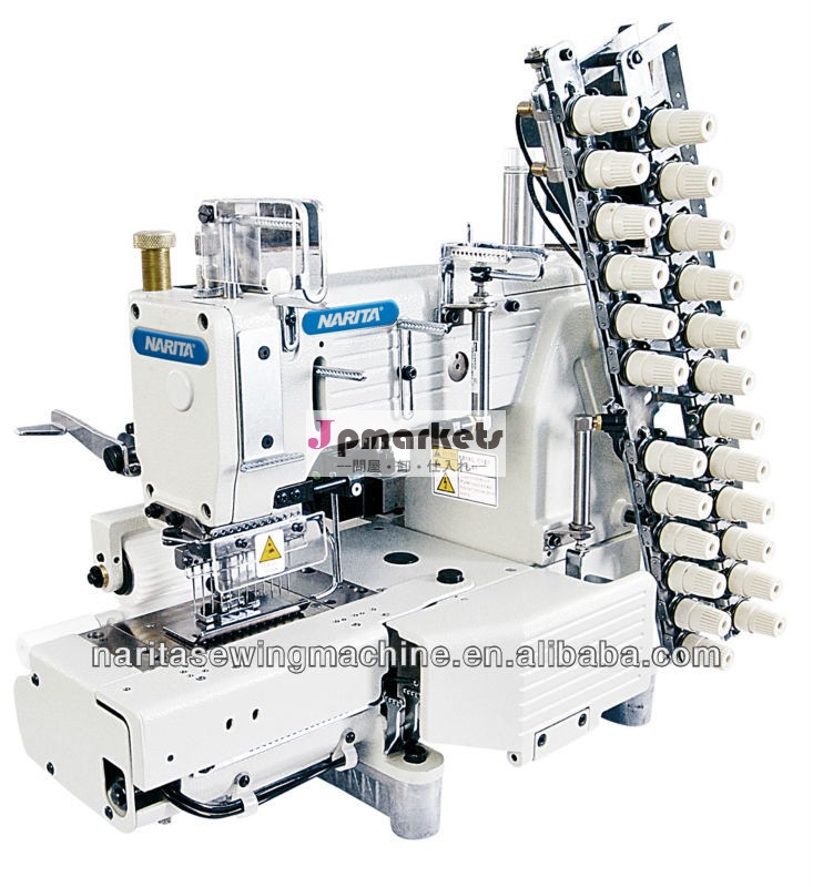 Nt-4412pシリンダー- ベッド12- の針ダブルチェーンステッチミシン問屋・仕入れ・卸・卸売り